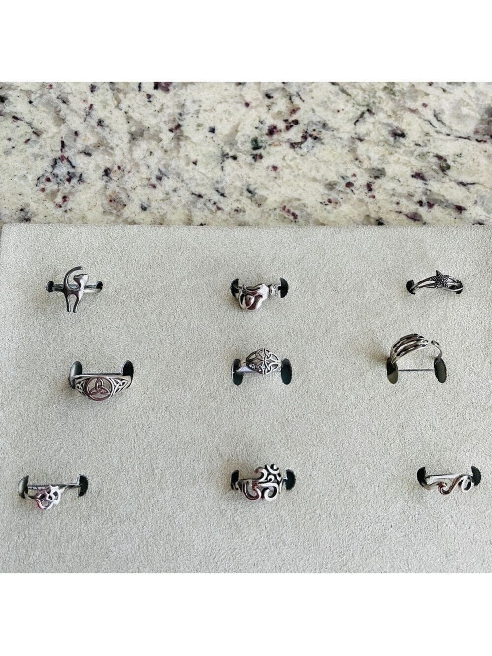 Celtic Trinity Knot Sterling Silver Ring Available Sizes 5, 6, 8, 9 Unisex - Picture 8 of 13